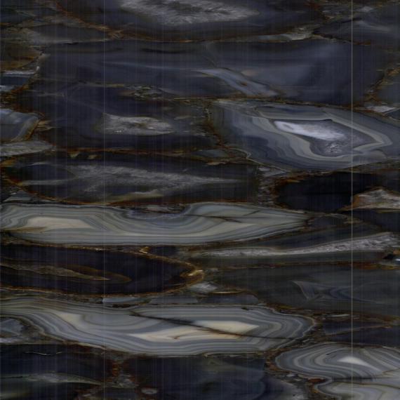 Lempengan batu akik abu-abu unik untuk dekorasi mewah