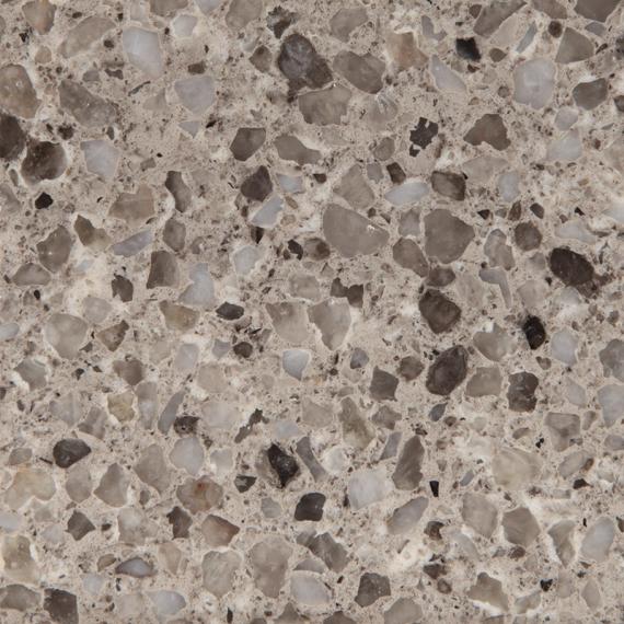 Kuarsa dengan pola batu dasar