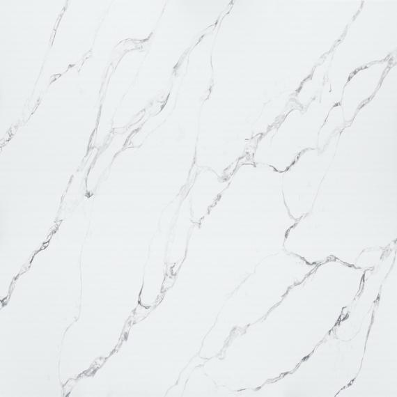 Lempengan kuarsa berpola urat putih